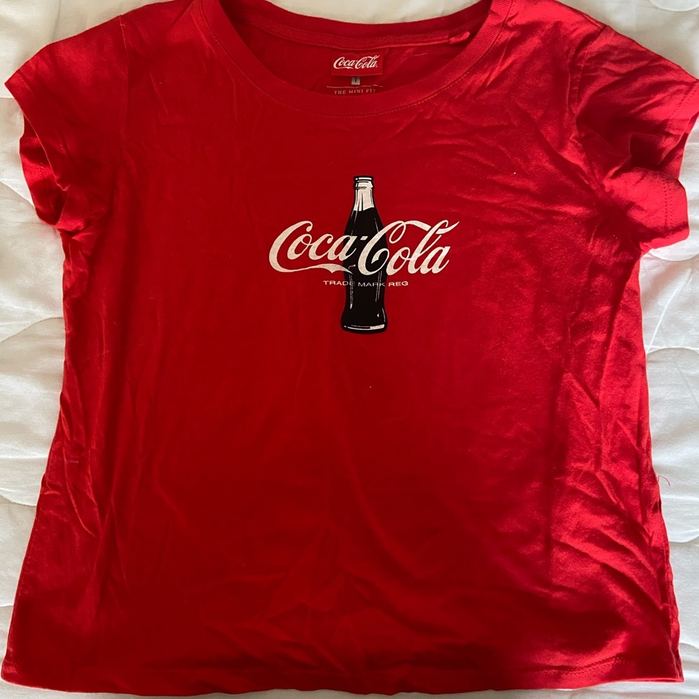 CocaCola Cropped Graphic Tee